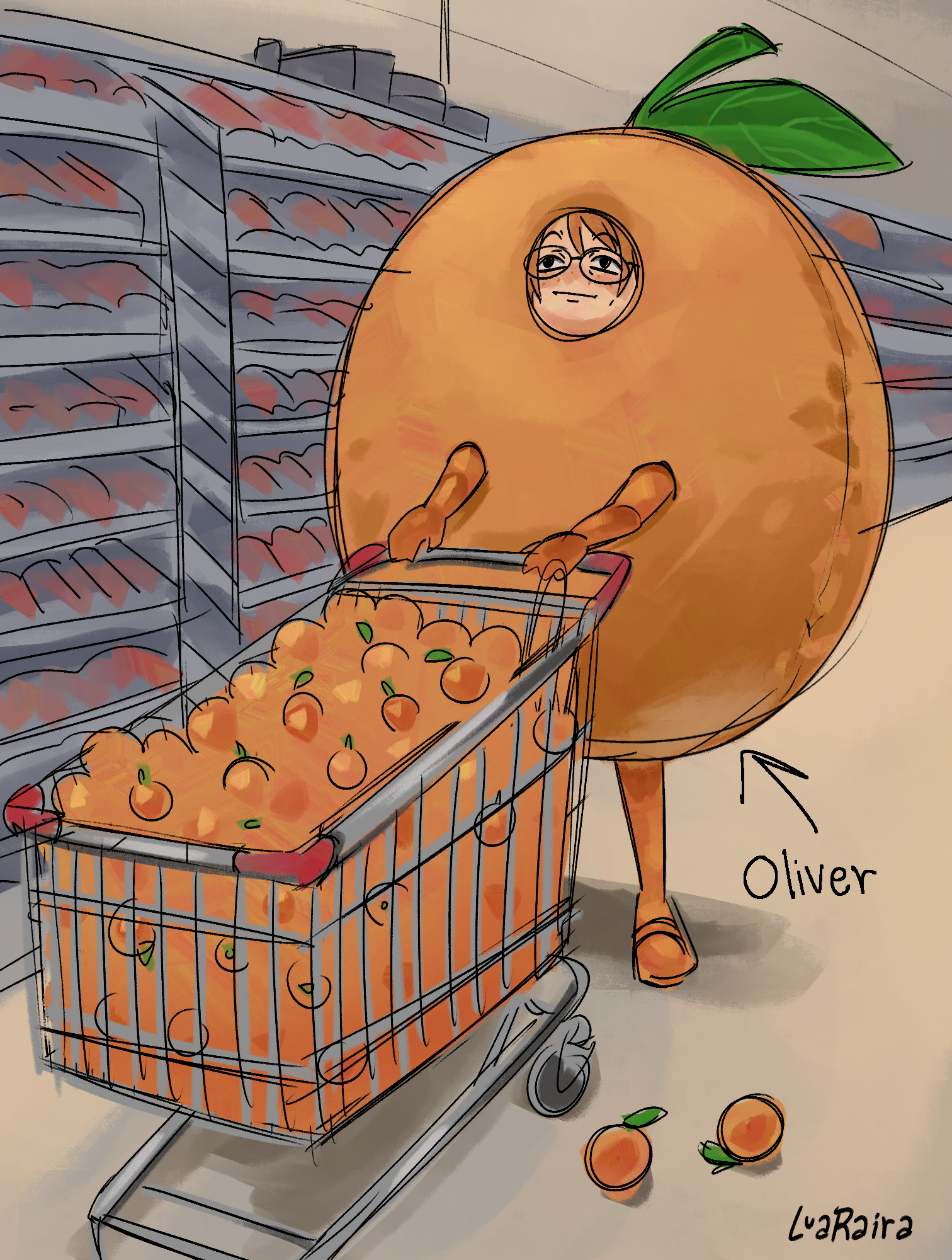 Ilustração de OC 6