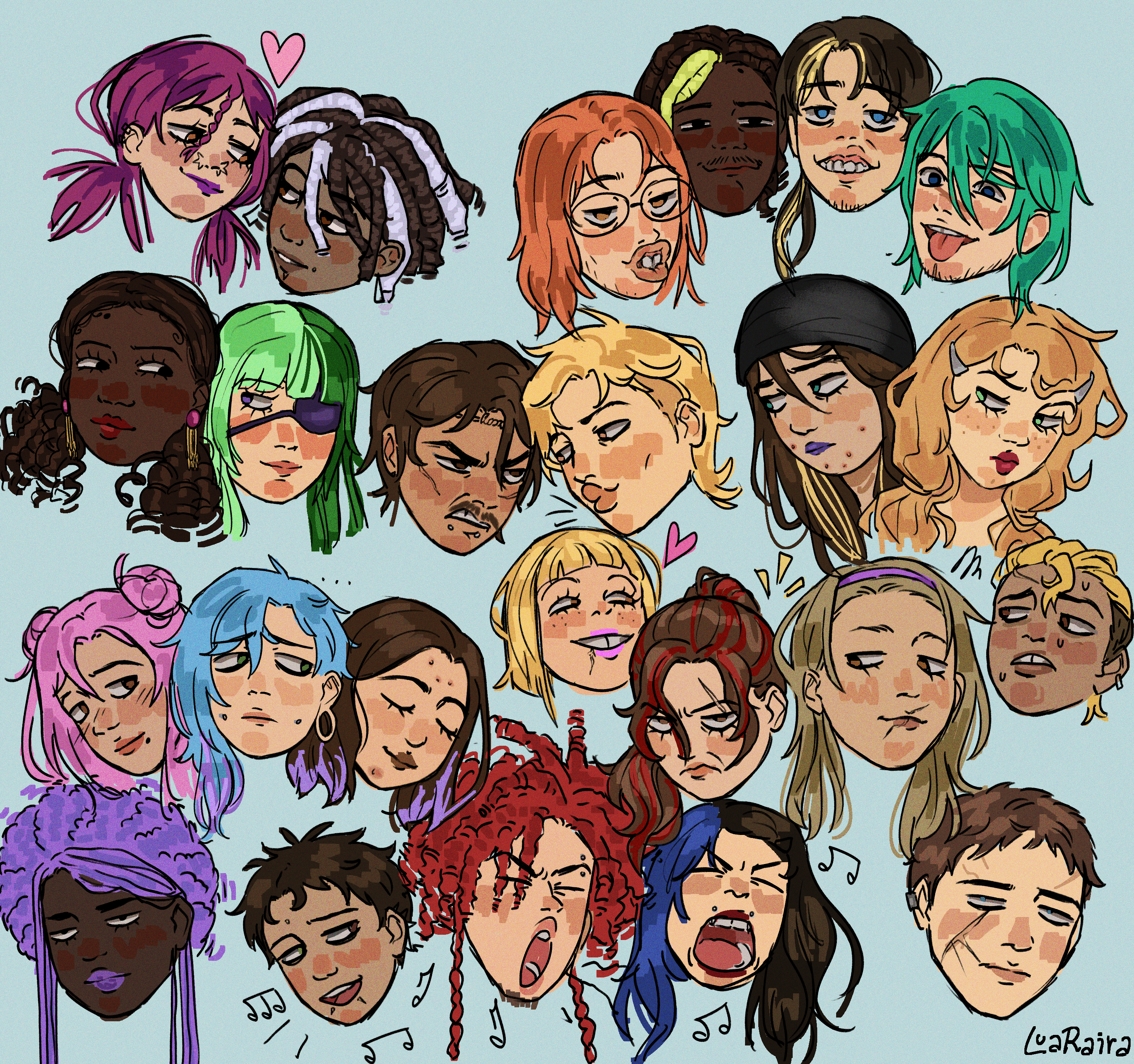 Ilustração de OC 7